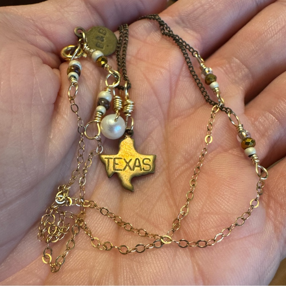 Texas Two Toned Necklace